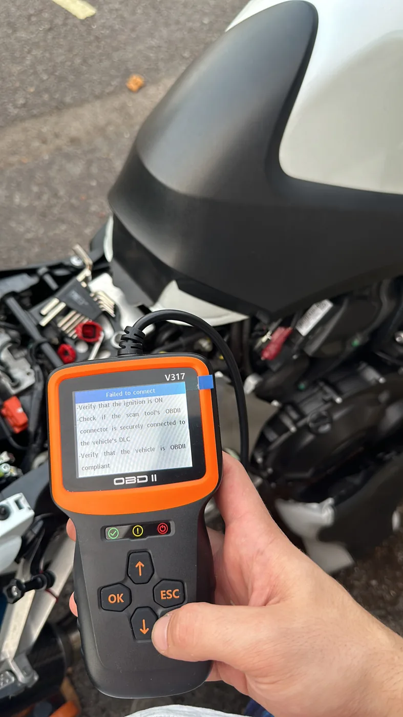 OBD diagnostics scan